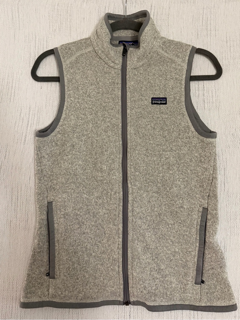 Patagonia Better Sweater Vest S Gray Heather Fleece Full Zip Outdoor Gorpcore